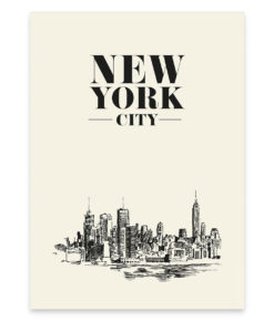 Une illustration originale mettant à l'honneur la célèbre ville de New York