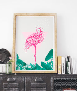 mock-up-tropical-pink-flamingo-onthewallagain
