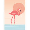 Flamingo beach un superbe flamand rose pour sublimer votre mur